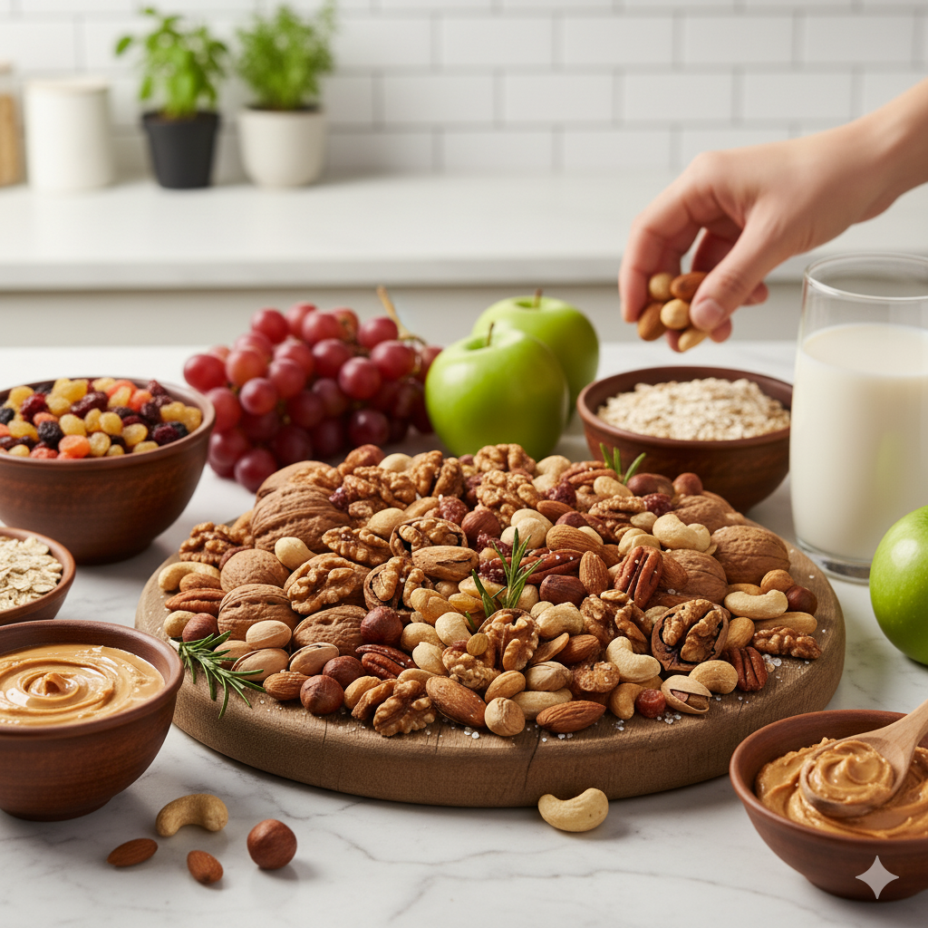 خرید_و_مقایسه_انواع_آجیل_سالم_در_سلامتکده_هیرمان